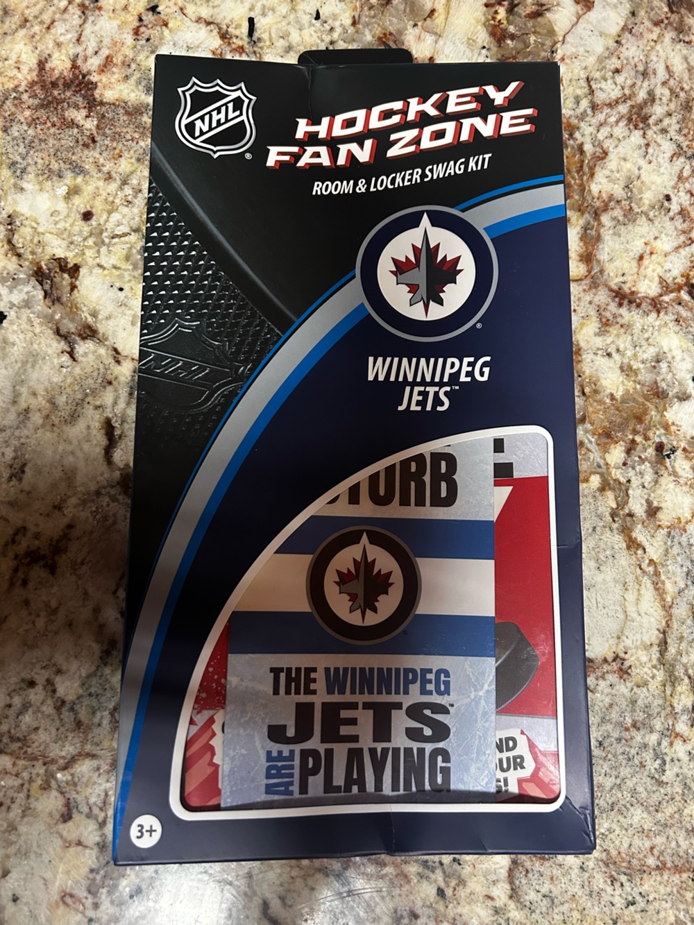 New in Box NHL Winnipeg Jets Hockey Fan Zone Wall Decals & Room Decor Fan Pack